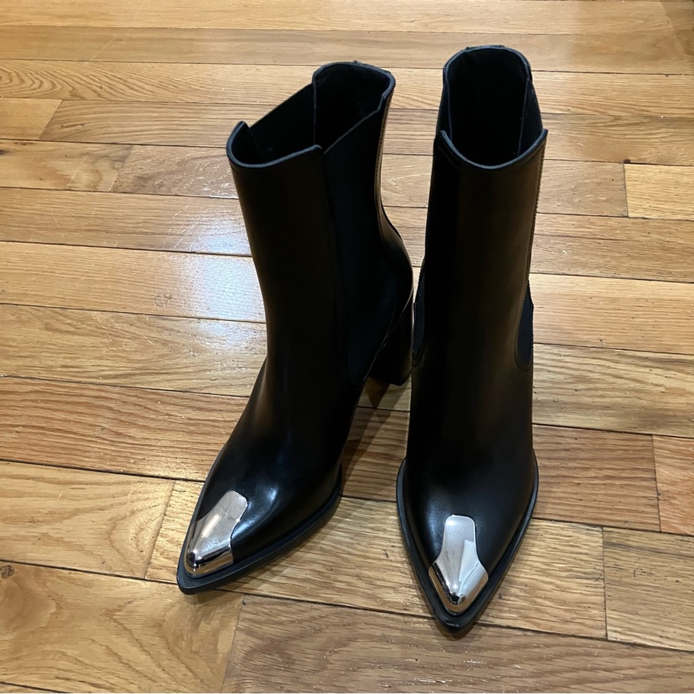Alexander McQueen - Punk Calfskin Chelsea Boots - Bought from Neiman Marcus site